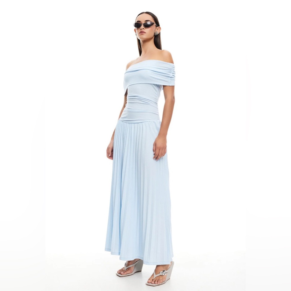 Lioness Light Blue Knit Fabric